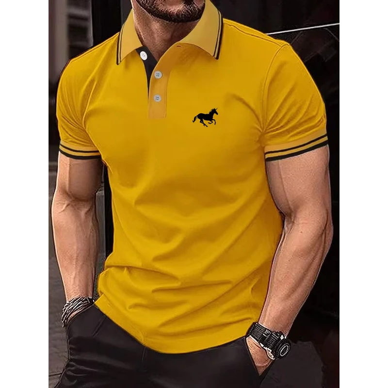 Polo Shirt Pique - Новая мужская футболка, классическая рубашка-поло с
