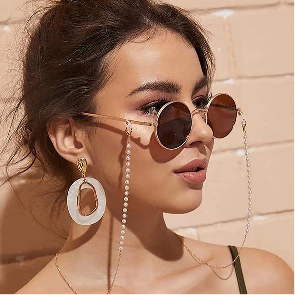 Sunglass Retainer Cord - 2025 очки-цепочка с искусственным жемчугом и