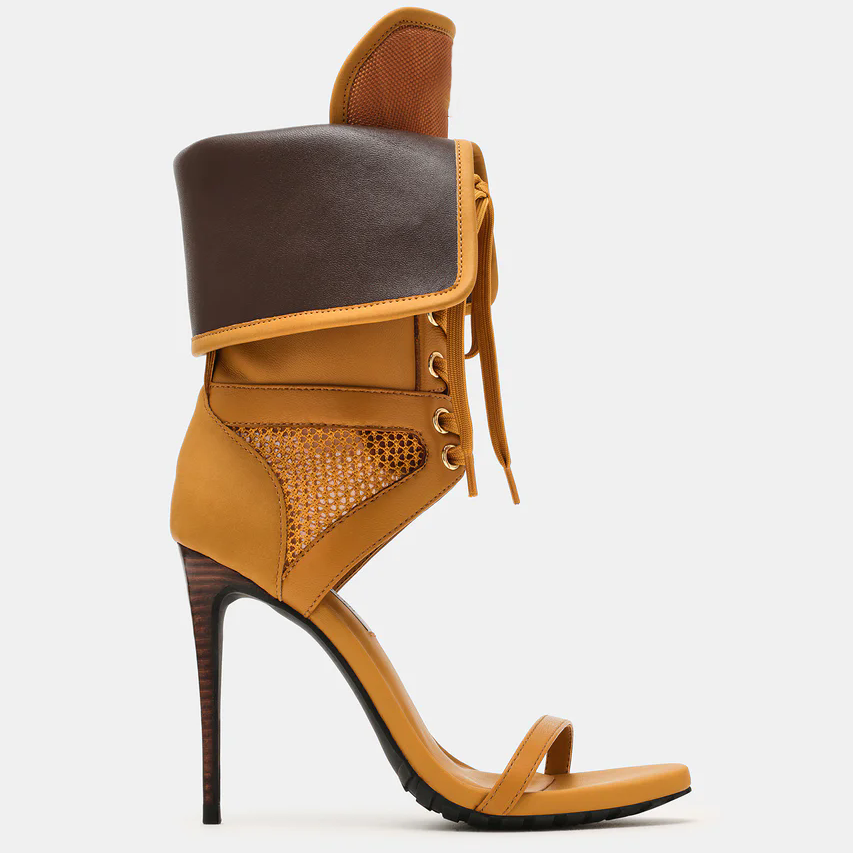 Женские босоножки на шпильке с – обзор и цена Casual Sandal Leather