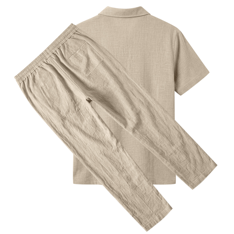 Мужской комплект из 2 предмето – обзор и цена Short Linen Drawstring