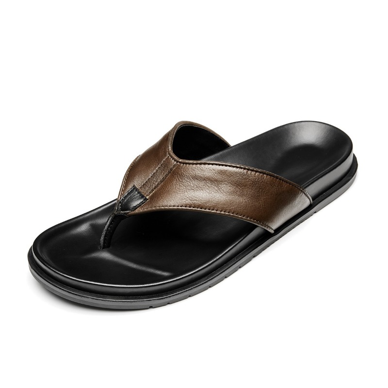 Новые мужские шлепанцы из нату – обзор и цена Flip Flop Leather Men